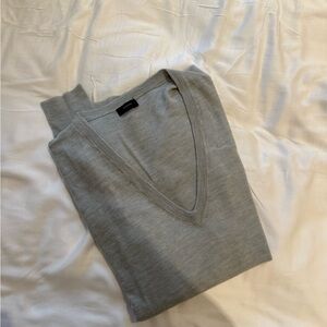 Joseph Gray V-Neck Sweater